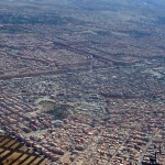 Aerial view of Marrakech - we'll miss you