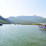 View during our boat tour near Dalyan