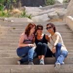 Tulay, Angela, and Irem in Cappadocia